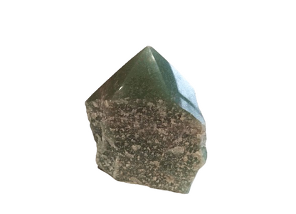 Punta Semipulida de Cuarzo Verde