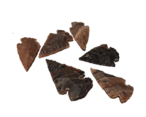 puntas de flecha de jaspe