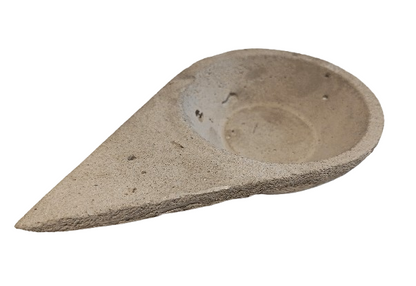 Sahumador Artesanal Triangular de Cemento